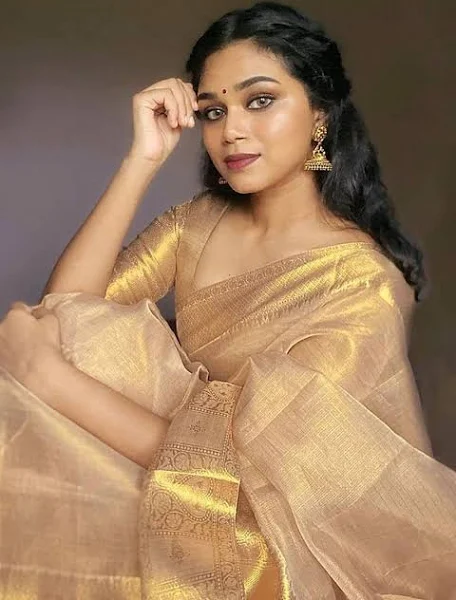 Ethnic Motifs Woven Design Banarasi Saree