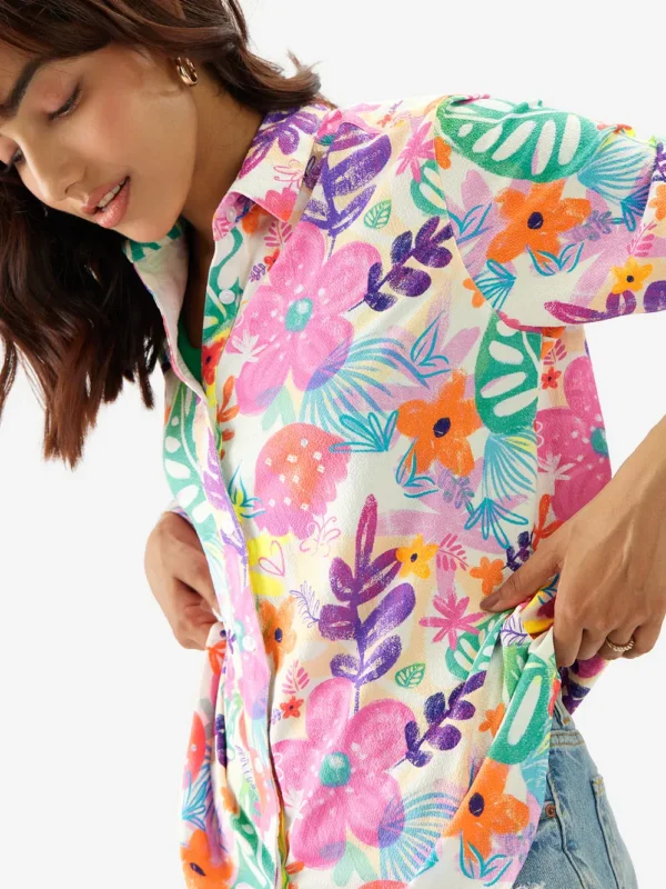 Floral Vibe Women Shirts
