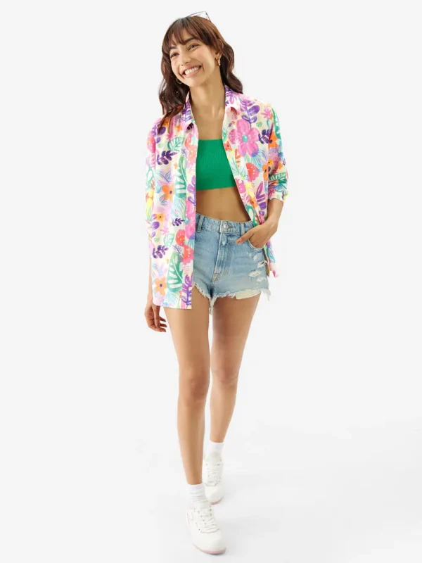 Floral Vibe Women Shirts - Image 4