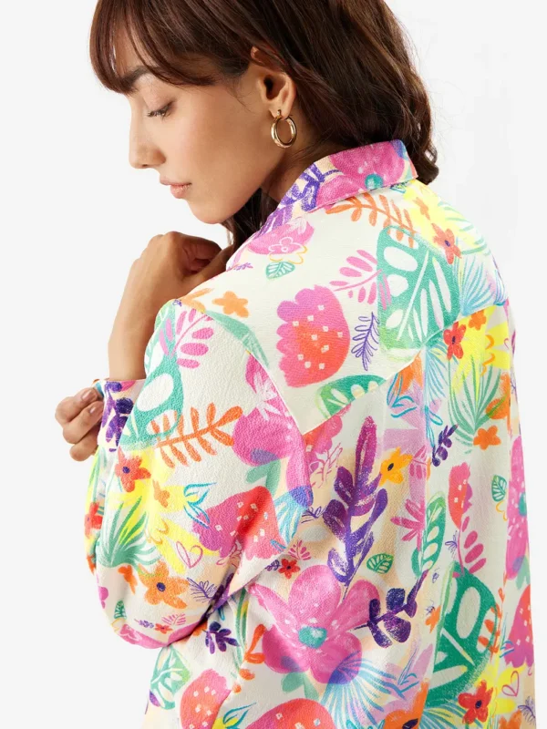 Floral Vibe Women Shirts - Image 5