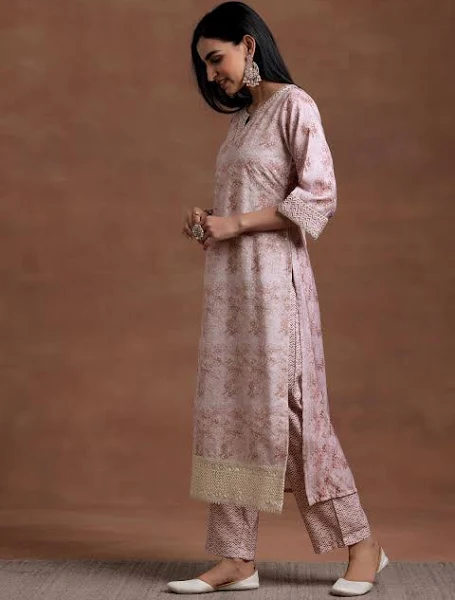 Women's Embroidered Straight Suit with Dupatta - Image 6
